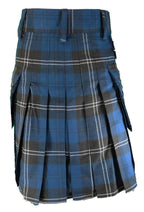 Standard Ramsay Blue Tartan Utility Kilt - 30 / 22