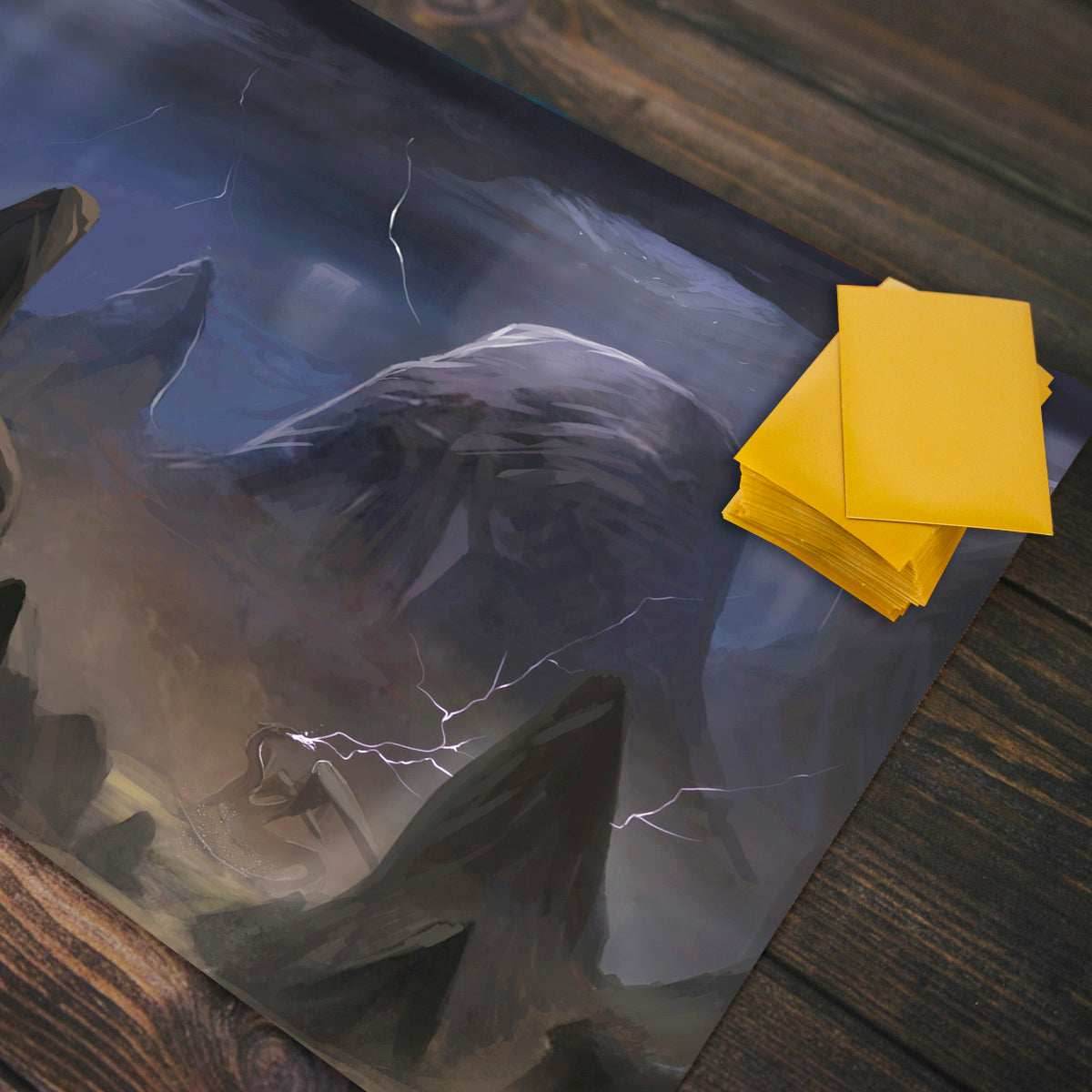 Dragons Among the Mountains Playmat - Plain