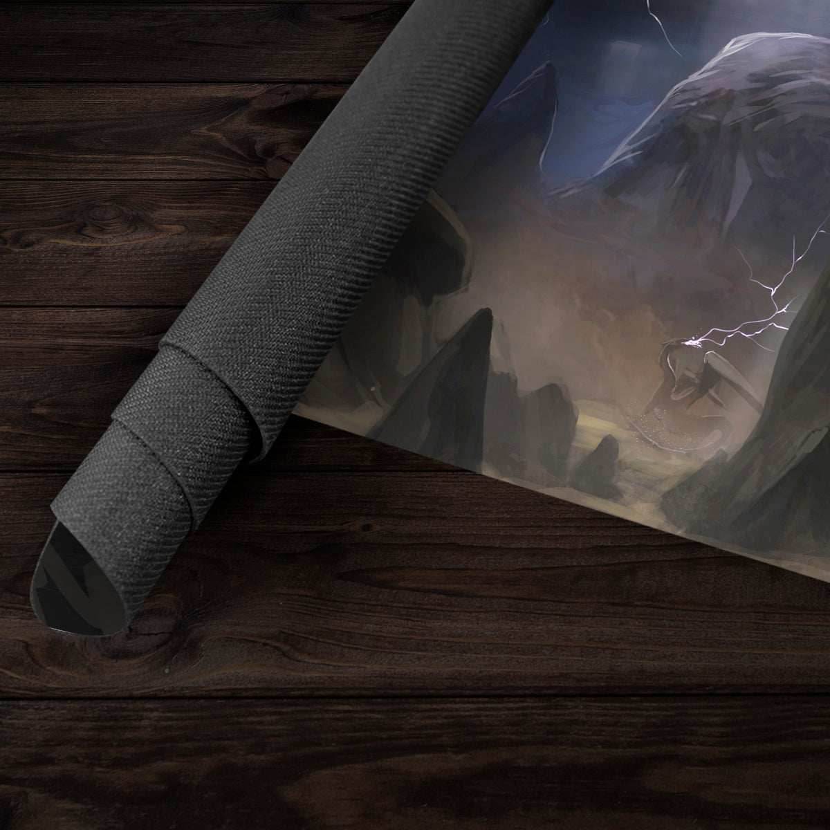 Dragons Among the Mountains Playmat - Plain