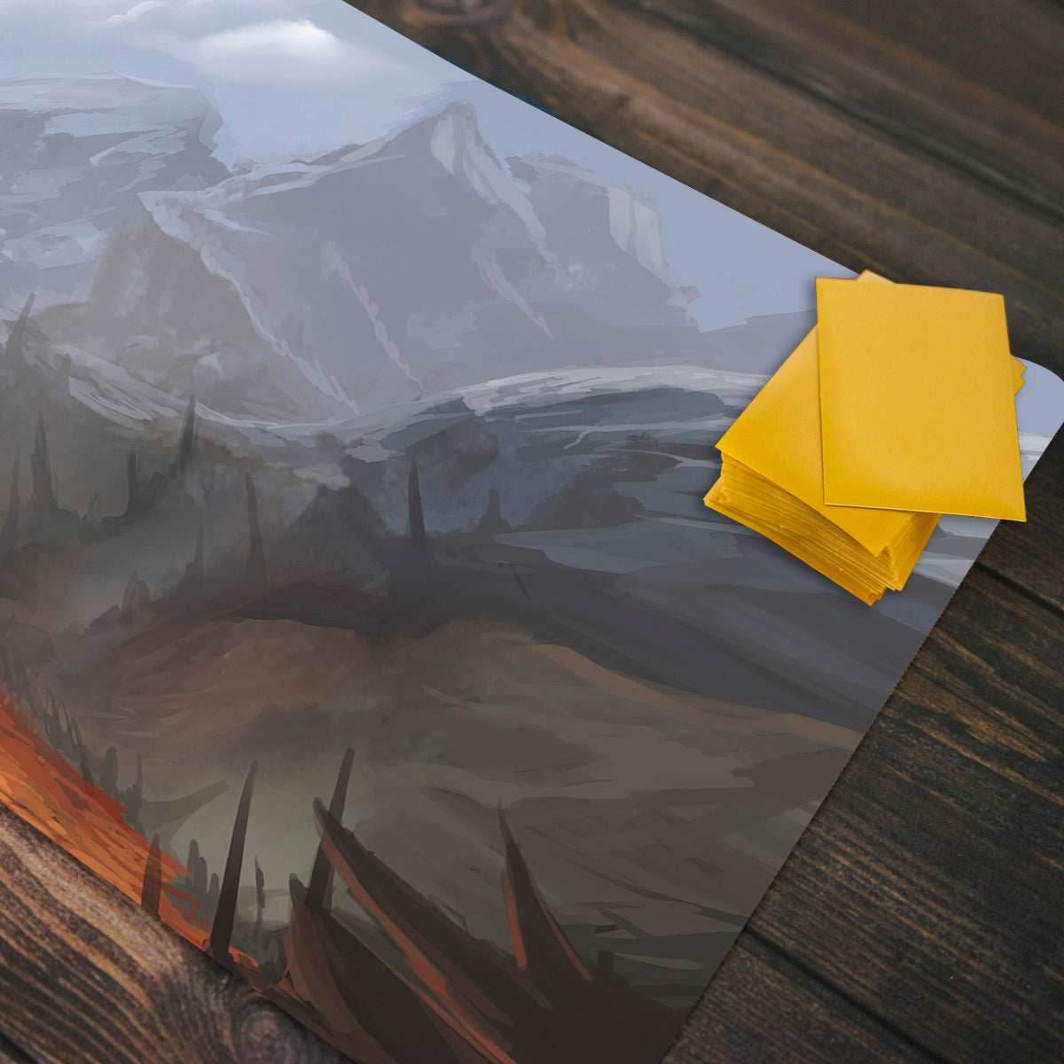 Dragons Above the Skies Playmat - Plain