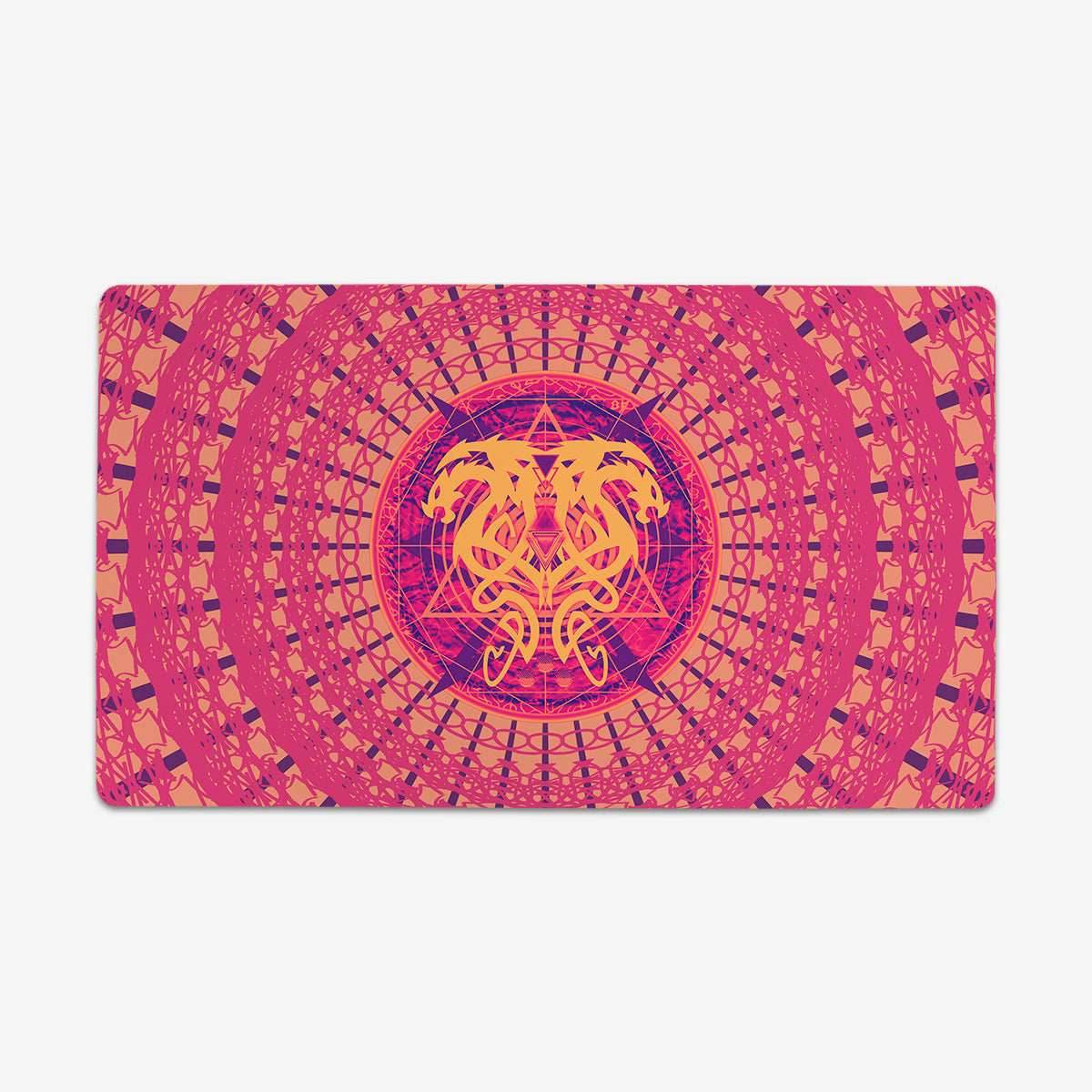 Twin Dragons Tattoo Playmat - Standard Playmat / Burst / Plain