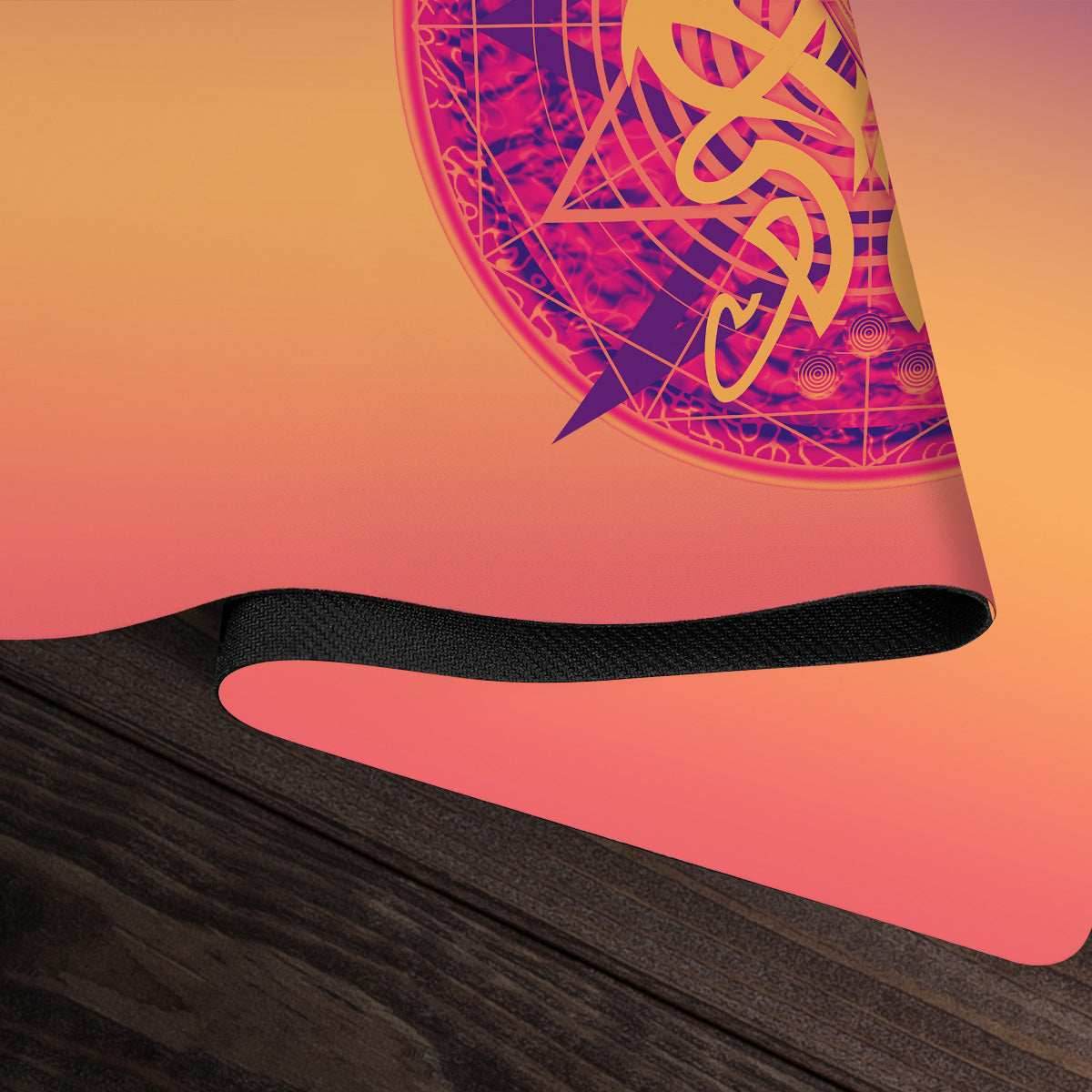 Twin Dragons Tattoo Playmat - Standard Playmat / Gradient / Plain