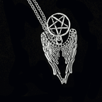 Winged pentagram Necklace - 