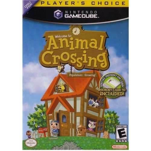 Animal Crossing: Without Animal Crossing Memory Card (Player's Choice) (Gamecube) - Game Manual Only