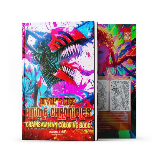 Anime Chronicles: Devil’s Edge – A Chainsaw Man Coloring Book (Volume 4) PDF