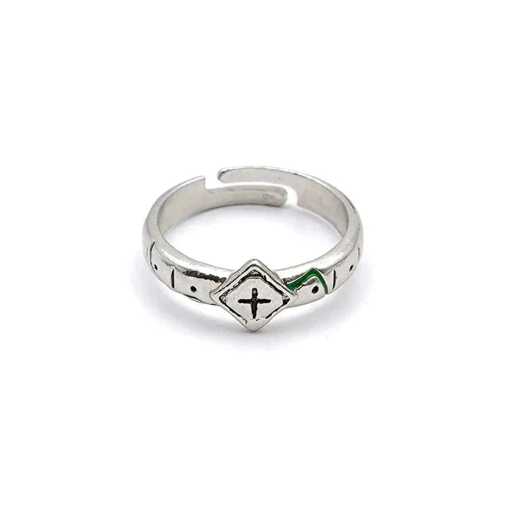 Anime Bleach Cosplay Ring Kurosaki Ichigo Metal Adjustable Unisex Rings Jewelry Accessories