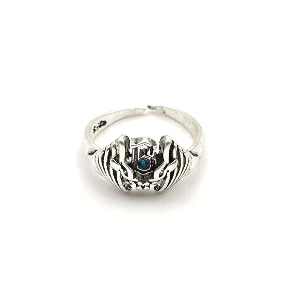 Anime Bleach Cosplay Ring Kurosaki Ichigo Metal Adjustable Unisex Rings Jewelry Accessories
