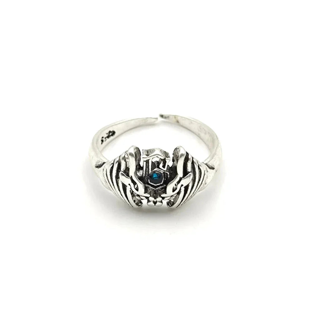 Anime Bleach Cosplay Ring Kurosaki Ichigo Metal Adjustable Unisex Rings Jewelry Accessories