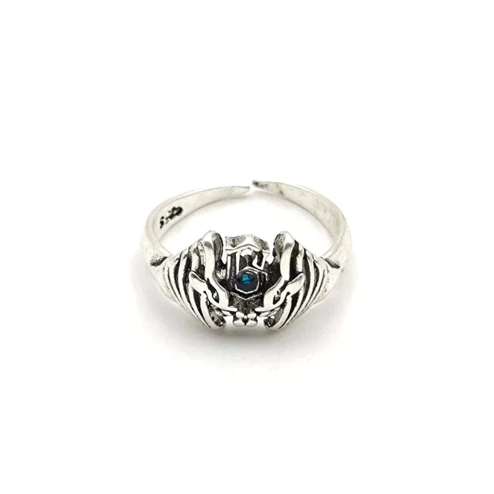 Anime Bleach Cosplay Ring Kurosaki Ichigo Metal Adjustable Unisex Rings Jewelry Accessories