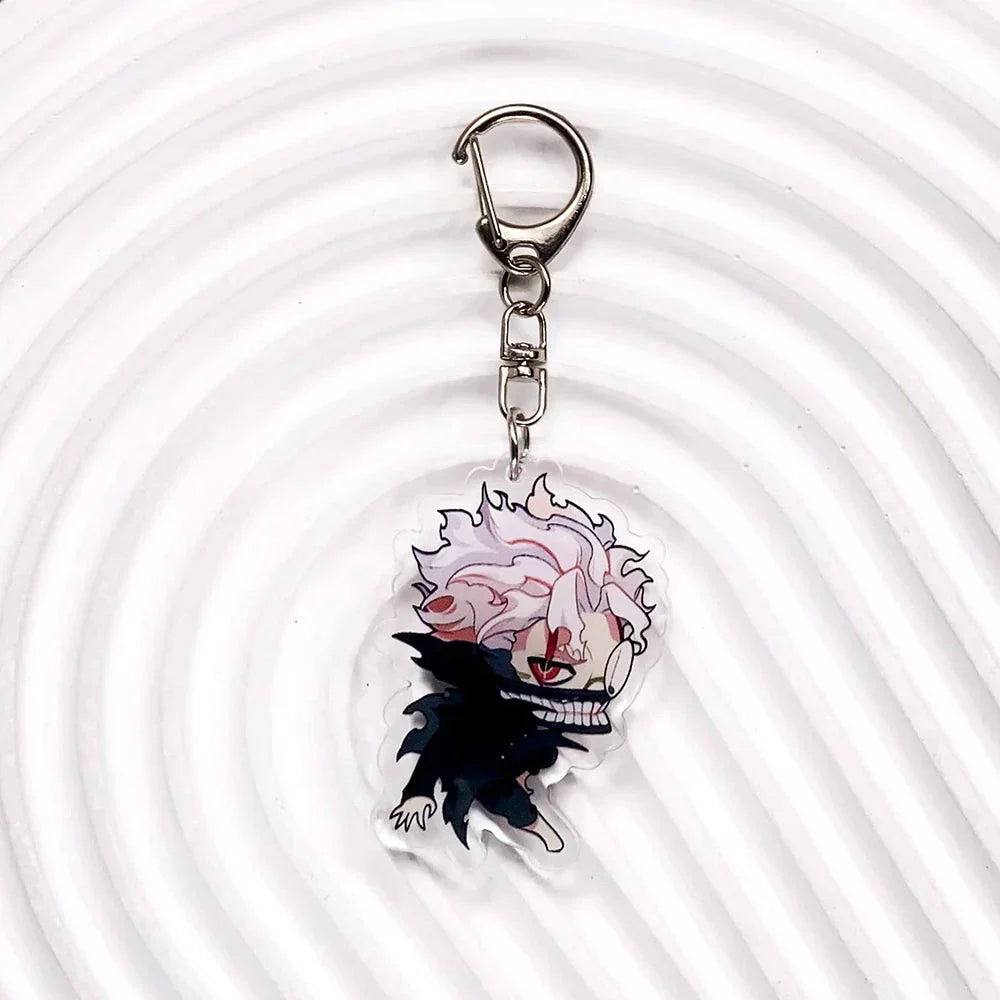 Anime Dandadan Acrylic Car Keychain Accessories Backpack Pendant Key Chain