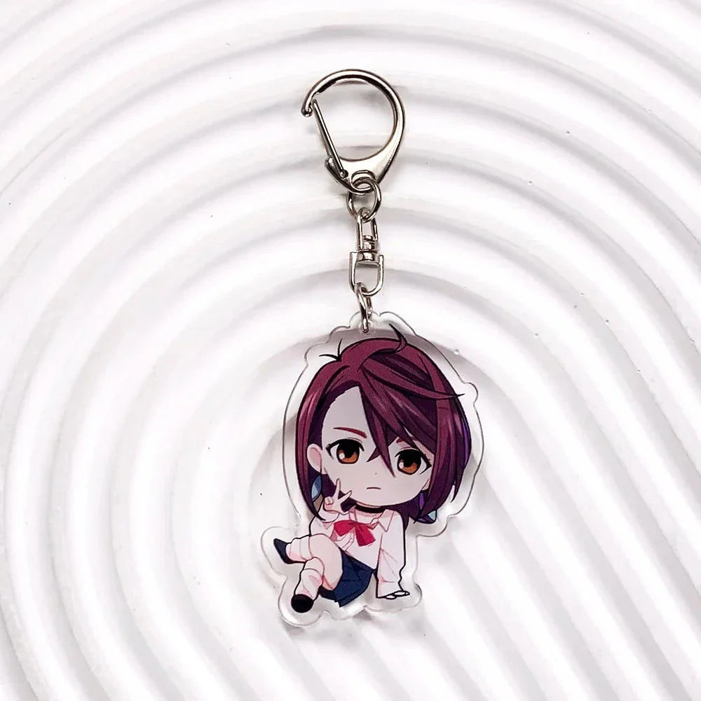 Anime Dandadan Acrylic Car Keychain Accessories Backpack Pendant Key Chain