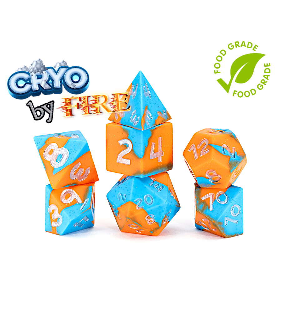 Anti-Stress Dice (16mm Silicone) - Cryo by Fire