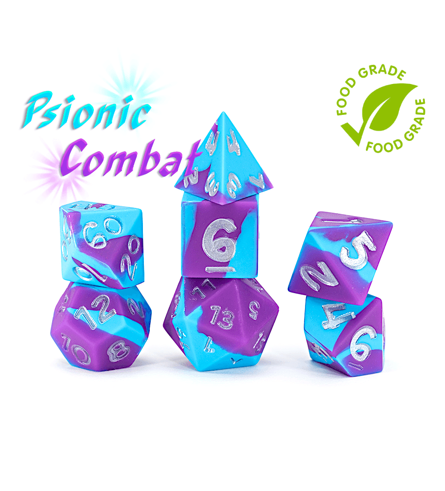 Anti-Stress Dice (16mm Silicone) - Psionic Combat