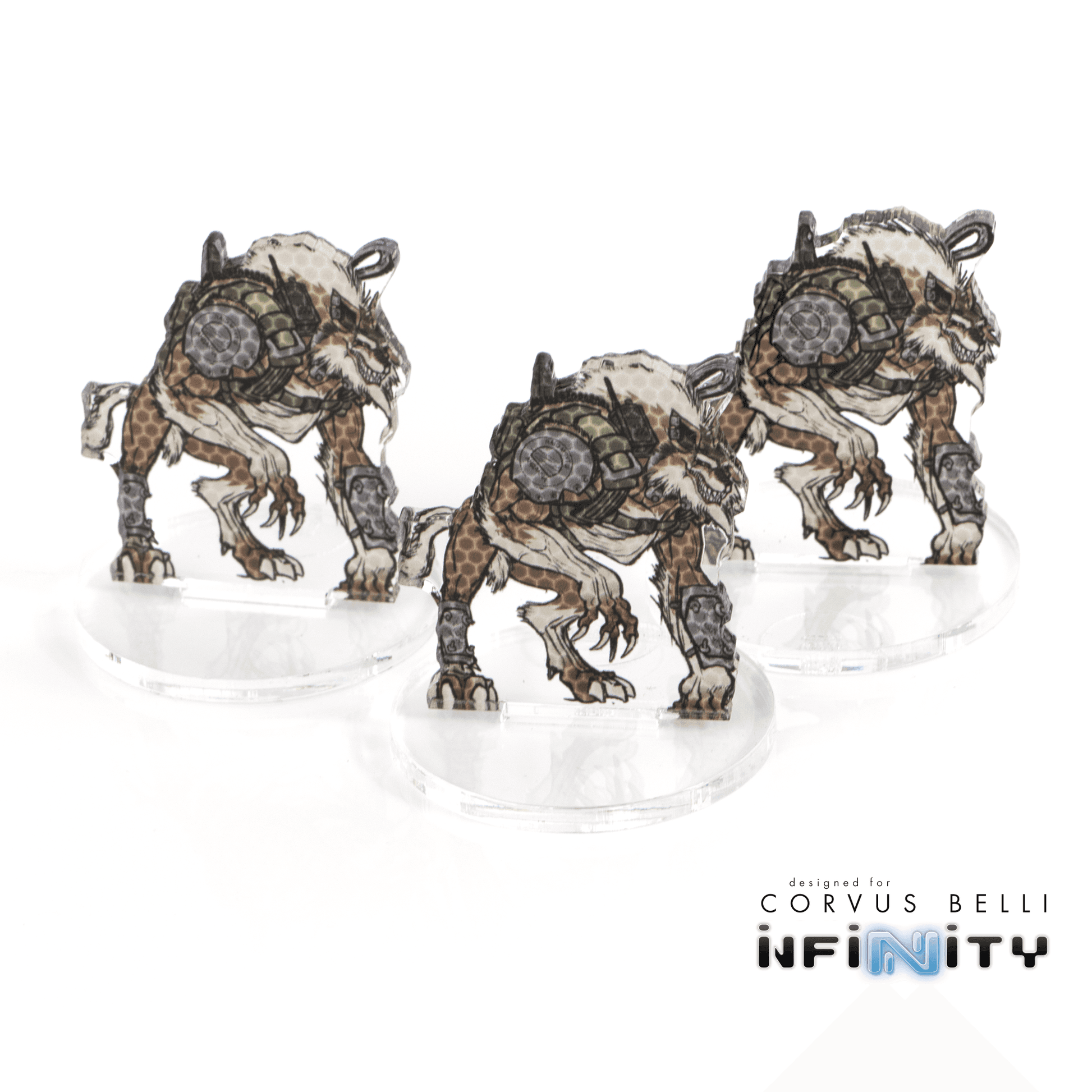 Infinity 3D Markers: Antipodes (3x 40mm Camo -3) - K,L,M