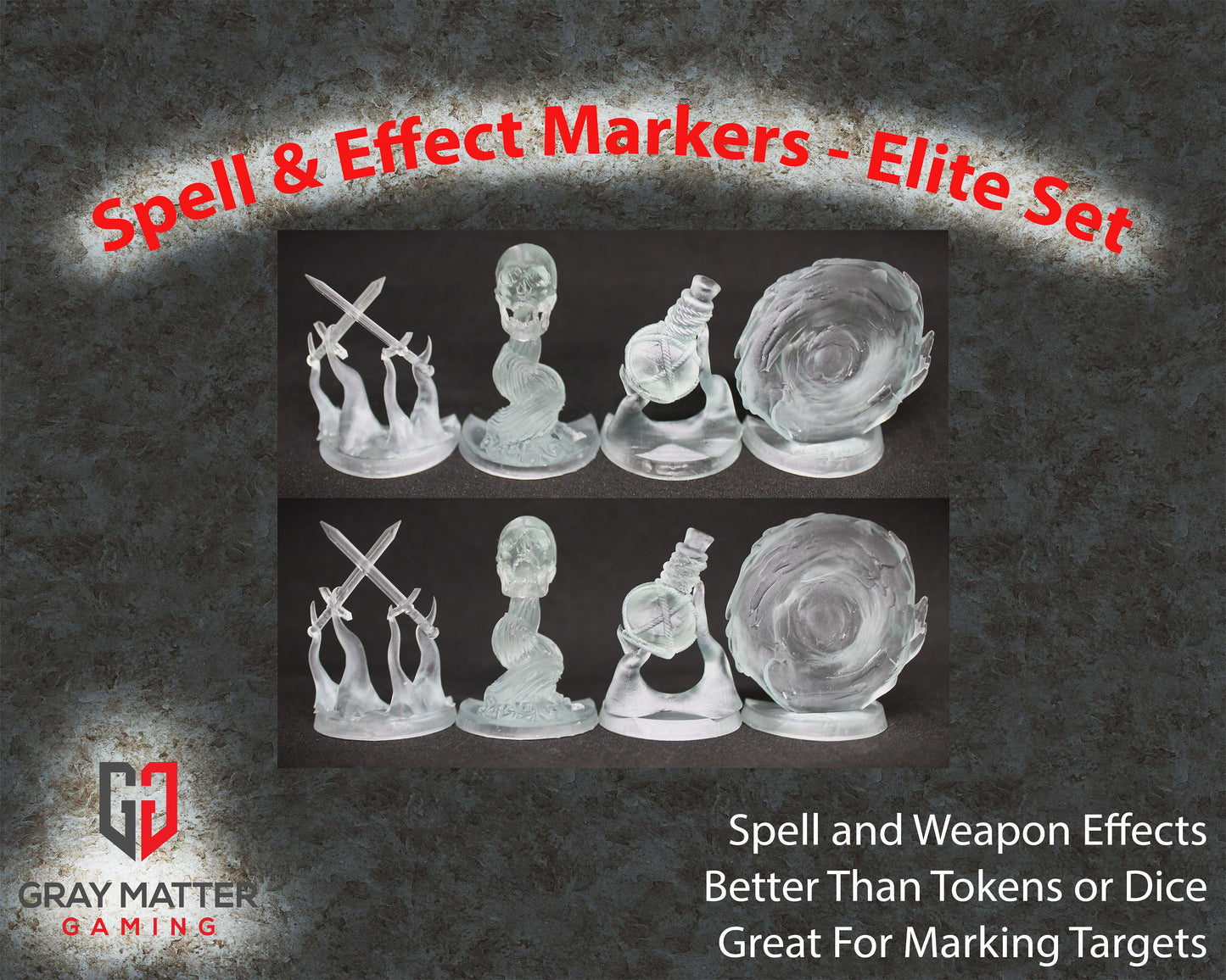 3D Printed Spell & Effect Tokens \ Markers