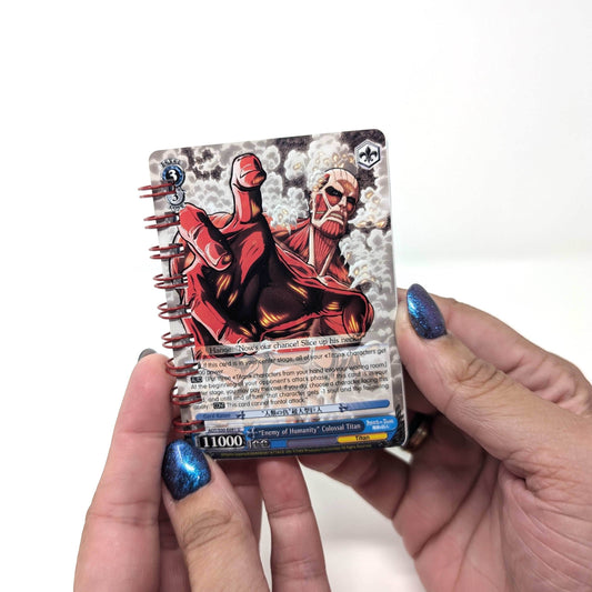Attack on Titan Trading Card Notebook - Random Character
