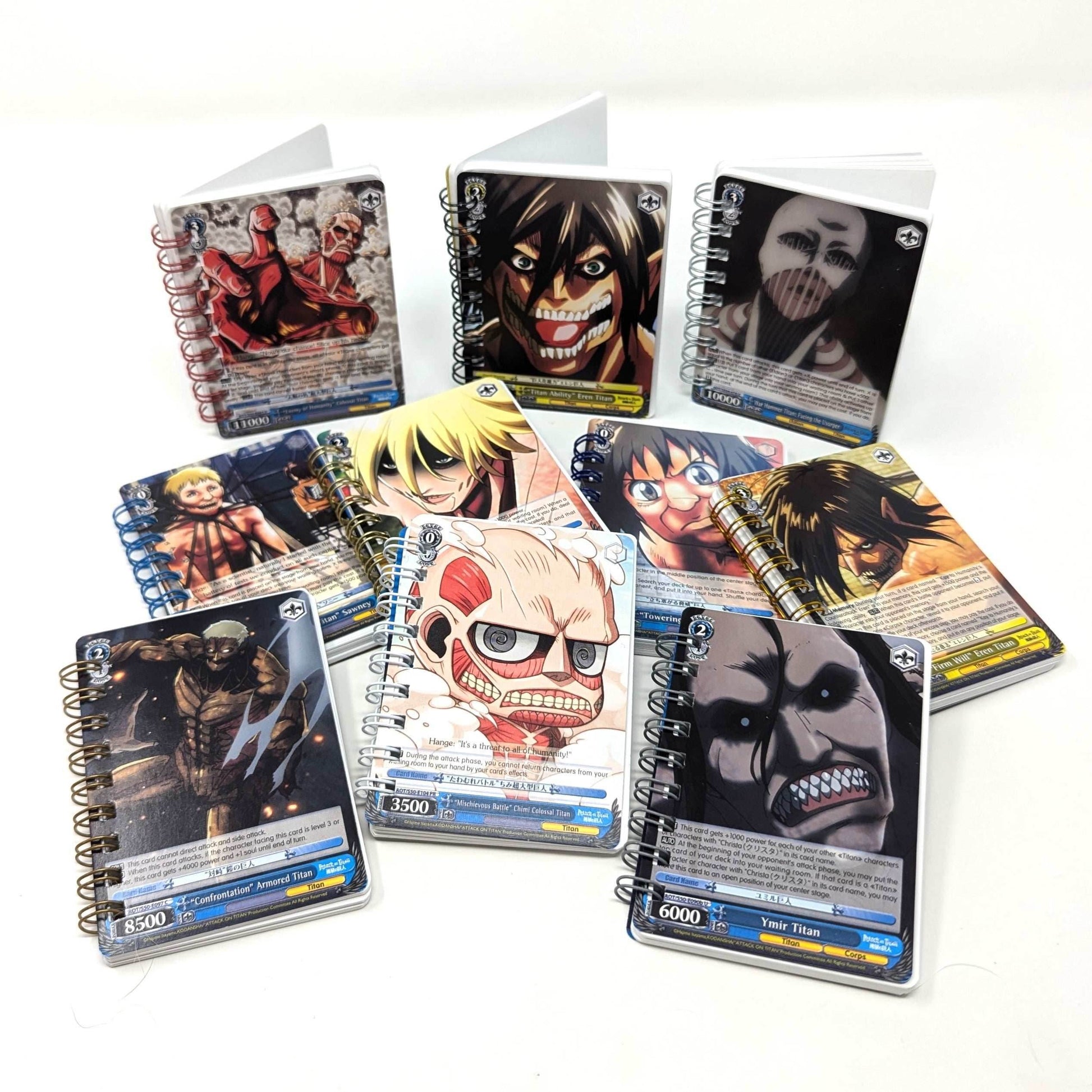 Attack on Titan Trading Card Notebook - Random Character