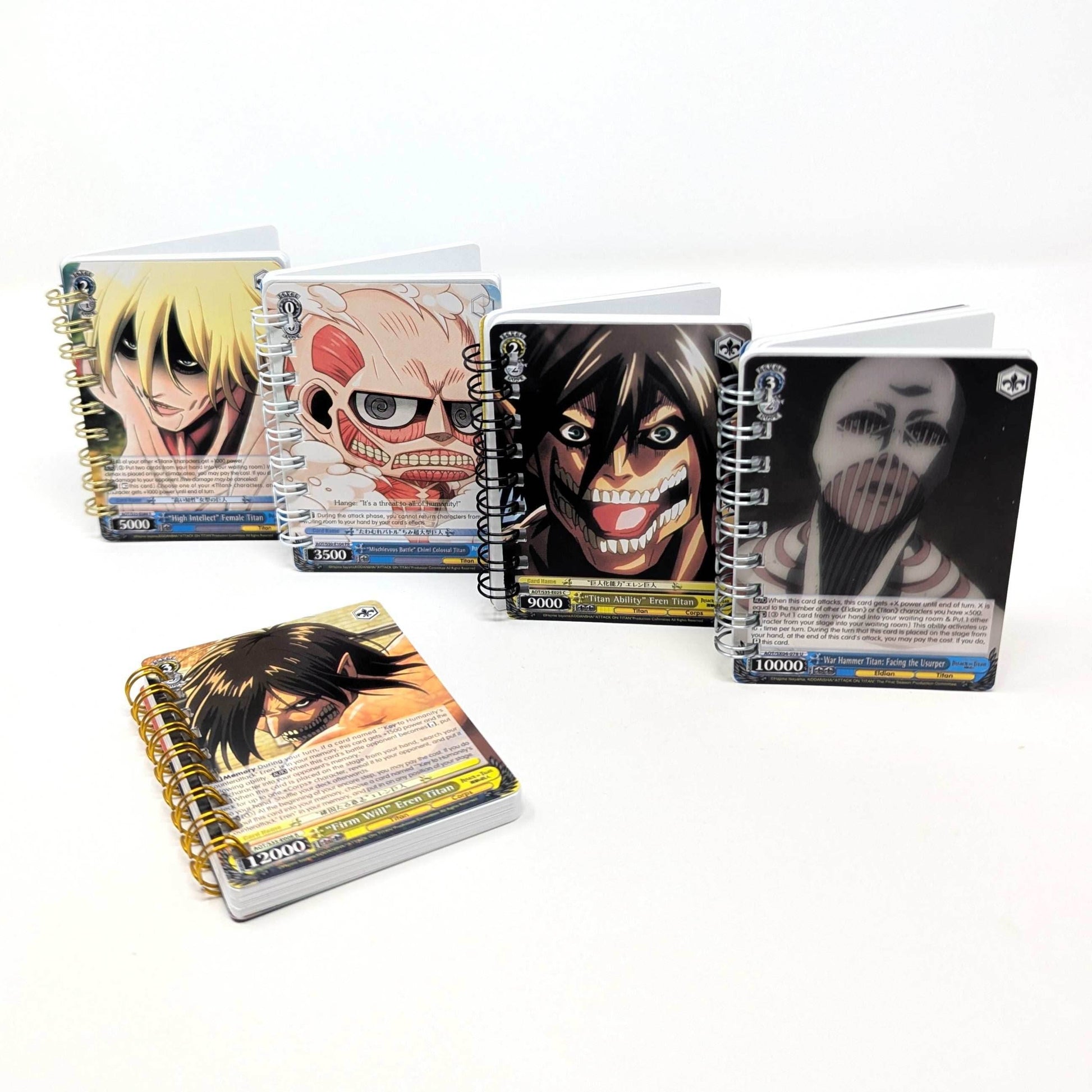 Attack on Titan Trading Card Notebook - Random Character