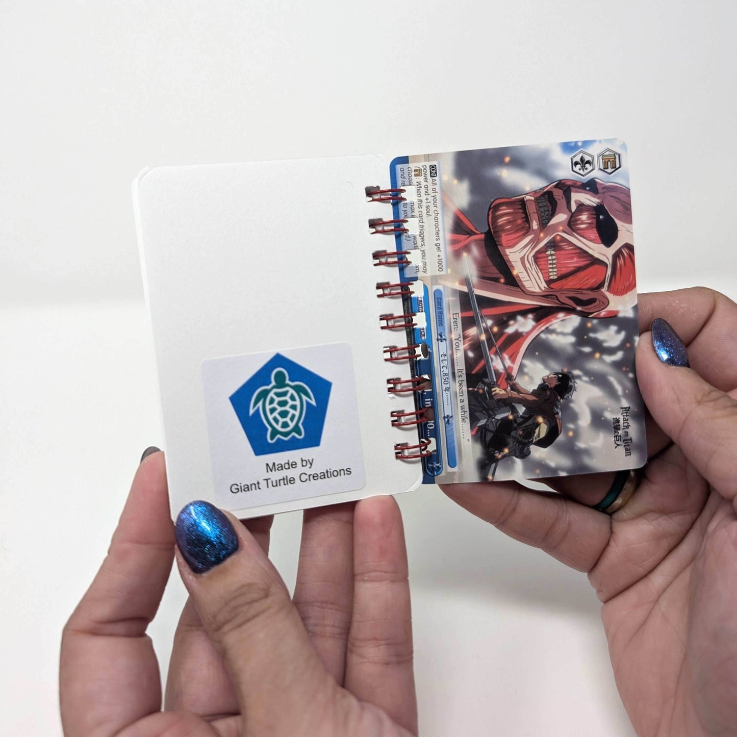 Attack on Titan Trading Card Notebook - Random Character