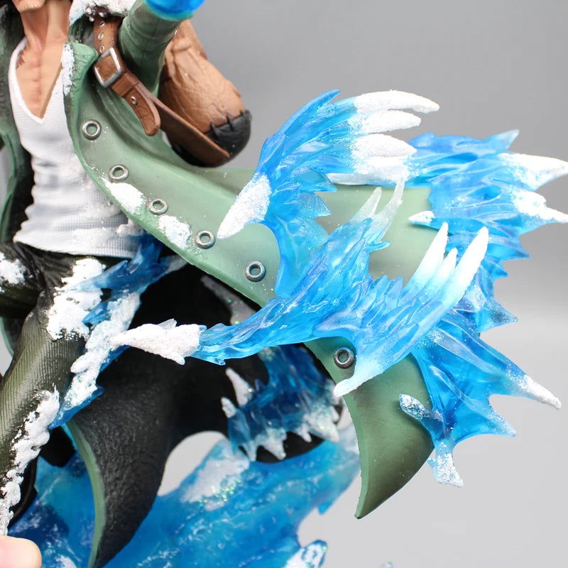 Aokiji Kuzan Anime LED Figurine, One Piece Action Figures Statue Model Collection 30 cm