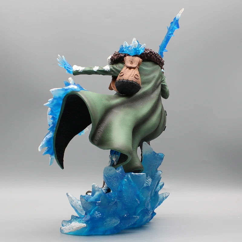 Aokiji Kuzan Anime LED Figurine, One Piece Action Figures Statue Model Collection 30 cm