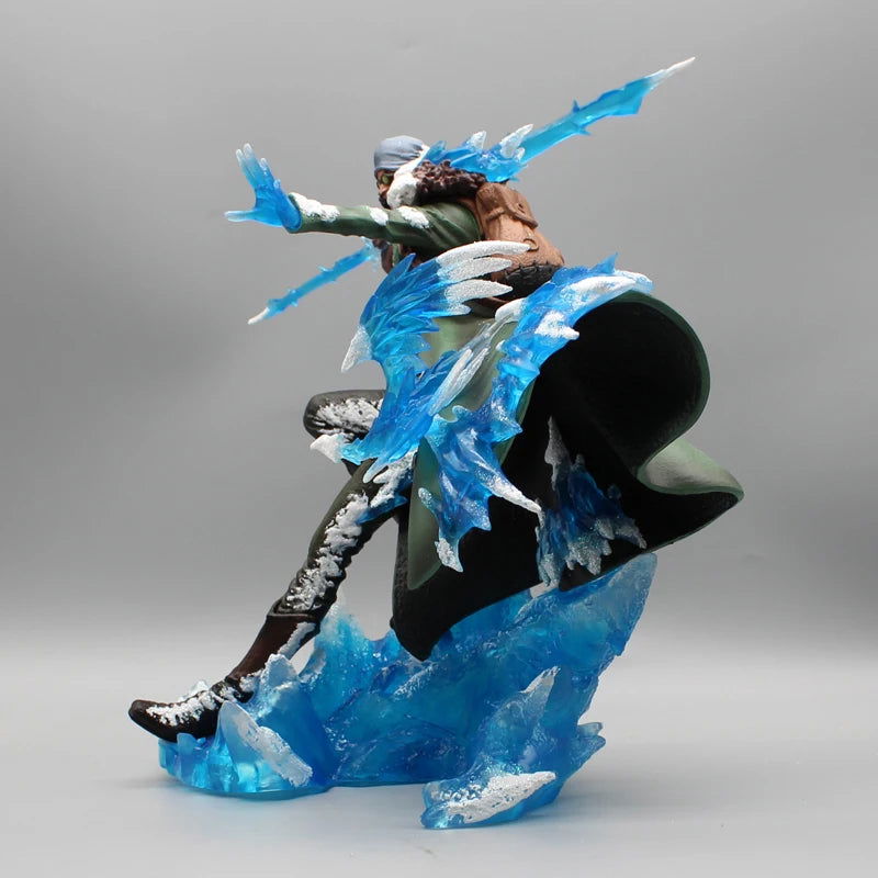 Aokiji Kuzan Anime LED Figurine, One Piece Action Figures Statue Model Collection 30 cm