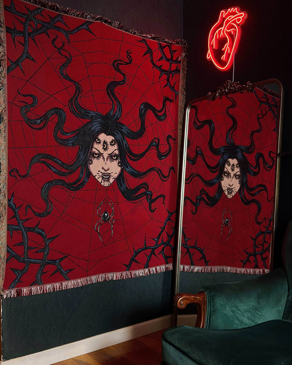 Arachnophobia Woven Blanket - 