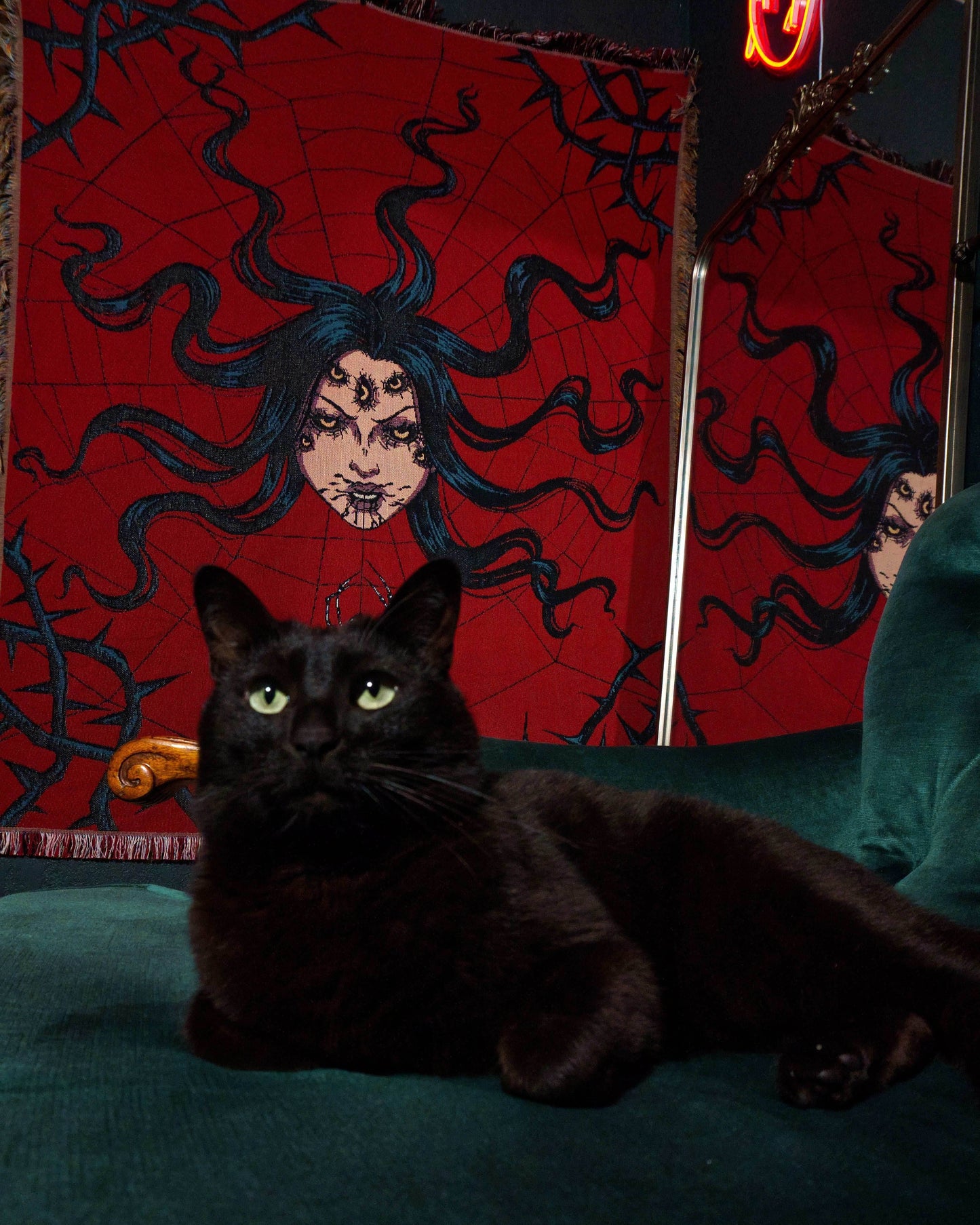 Arachnophobia Woven Blanket - 