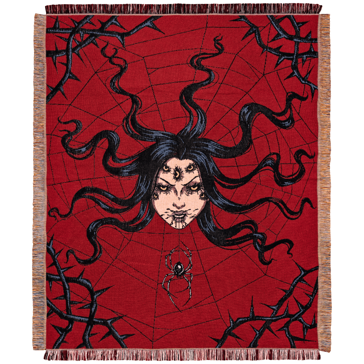 Arachnophobia Woven Blanket - 
