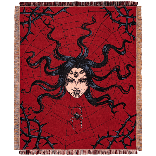 Arachnophobia Woven Blanket - 