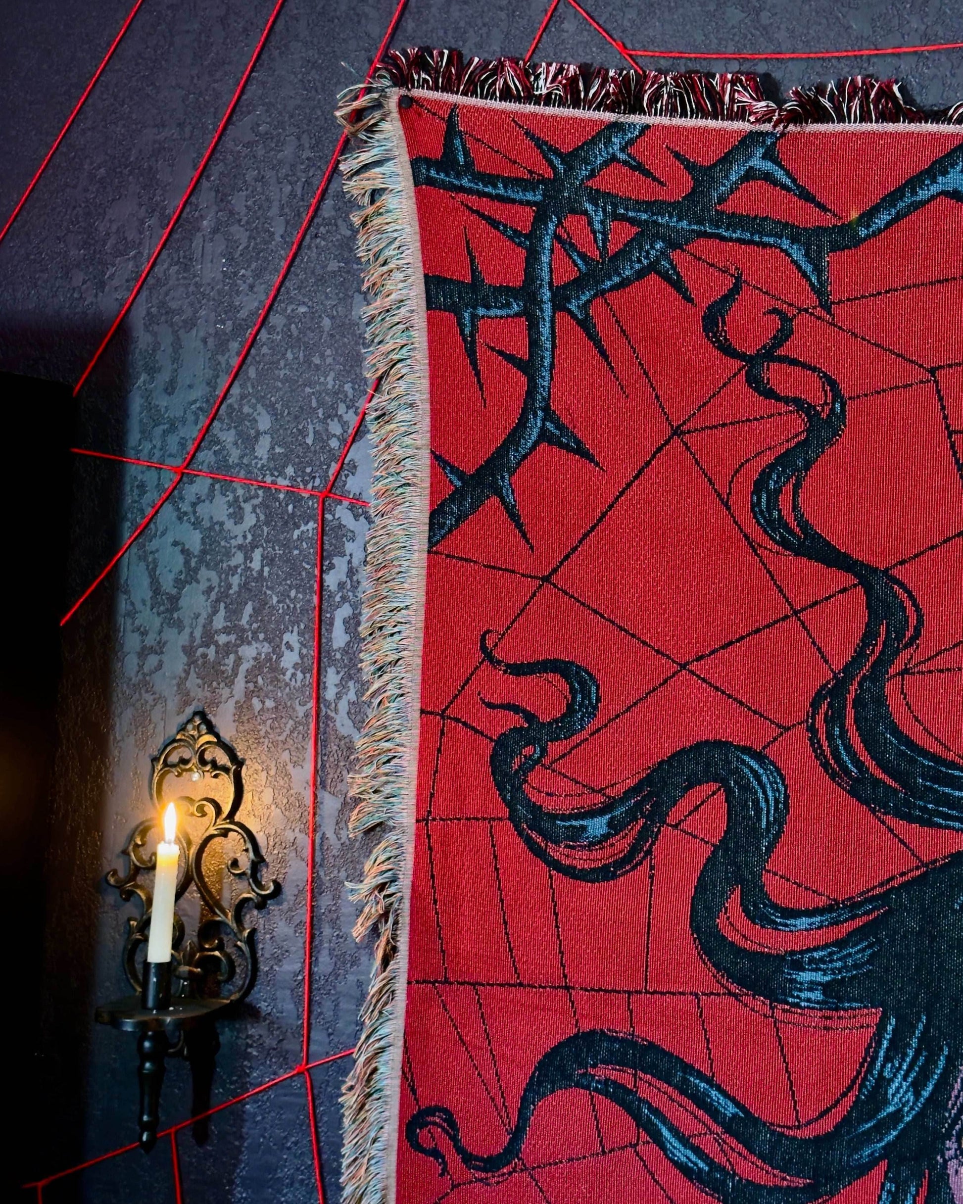 Arachnophobia Woven Blanket - 