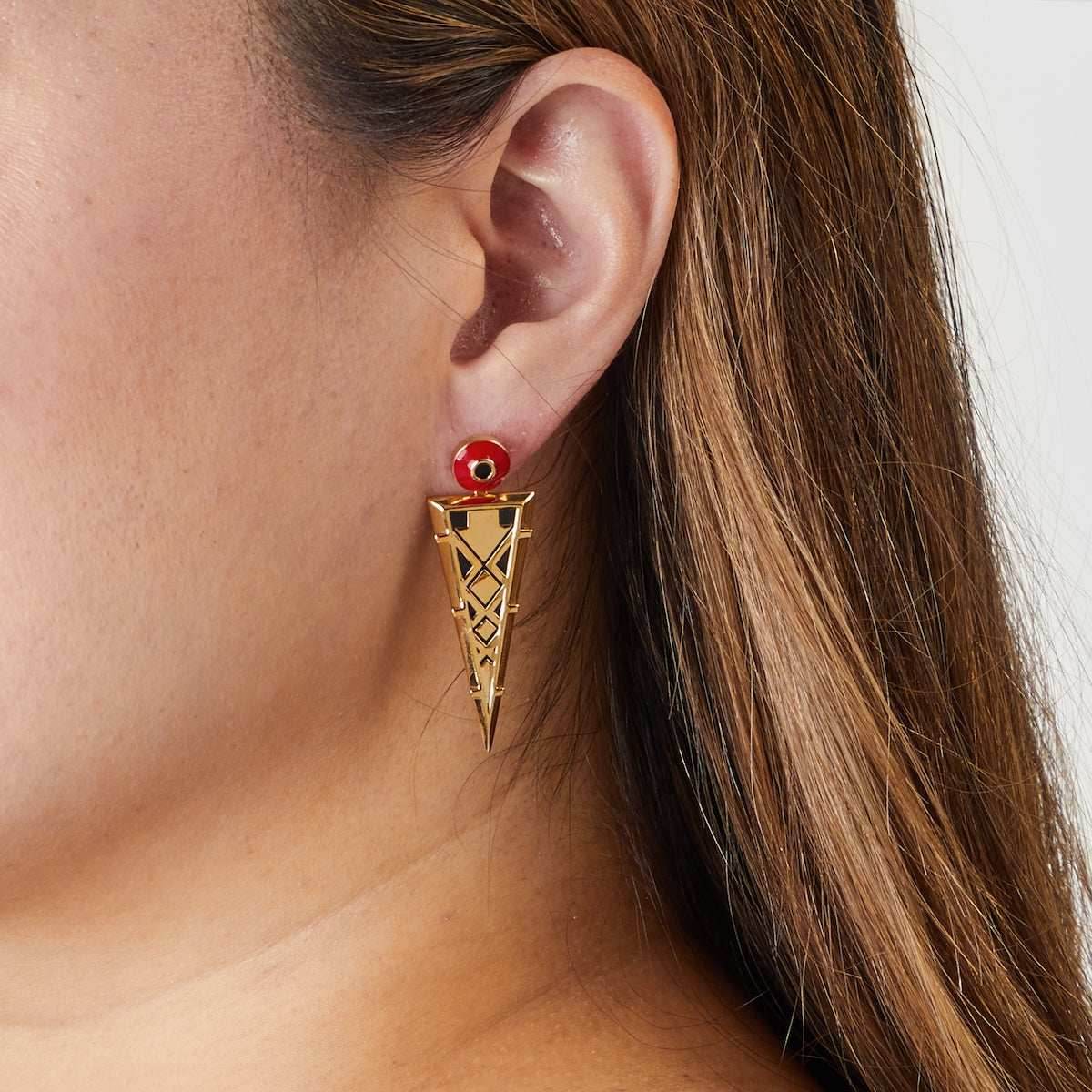 League of Legends X RockLove ARCANE Ambessa Earrings - 