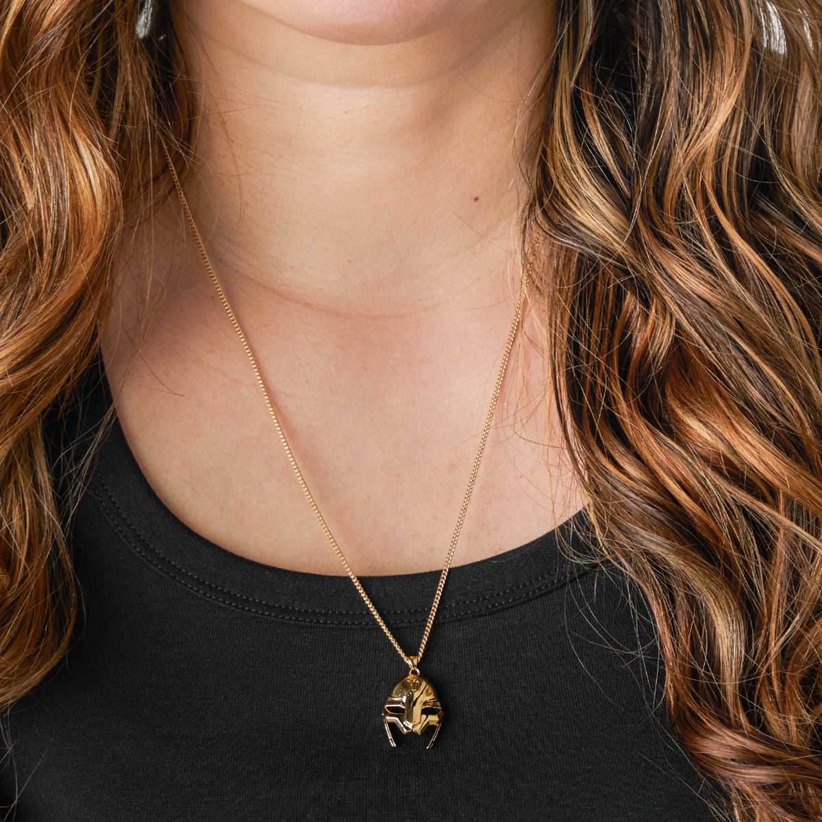 League of Legends X RockLove ARCANE Ambessa Mask Necklace - 