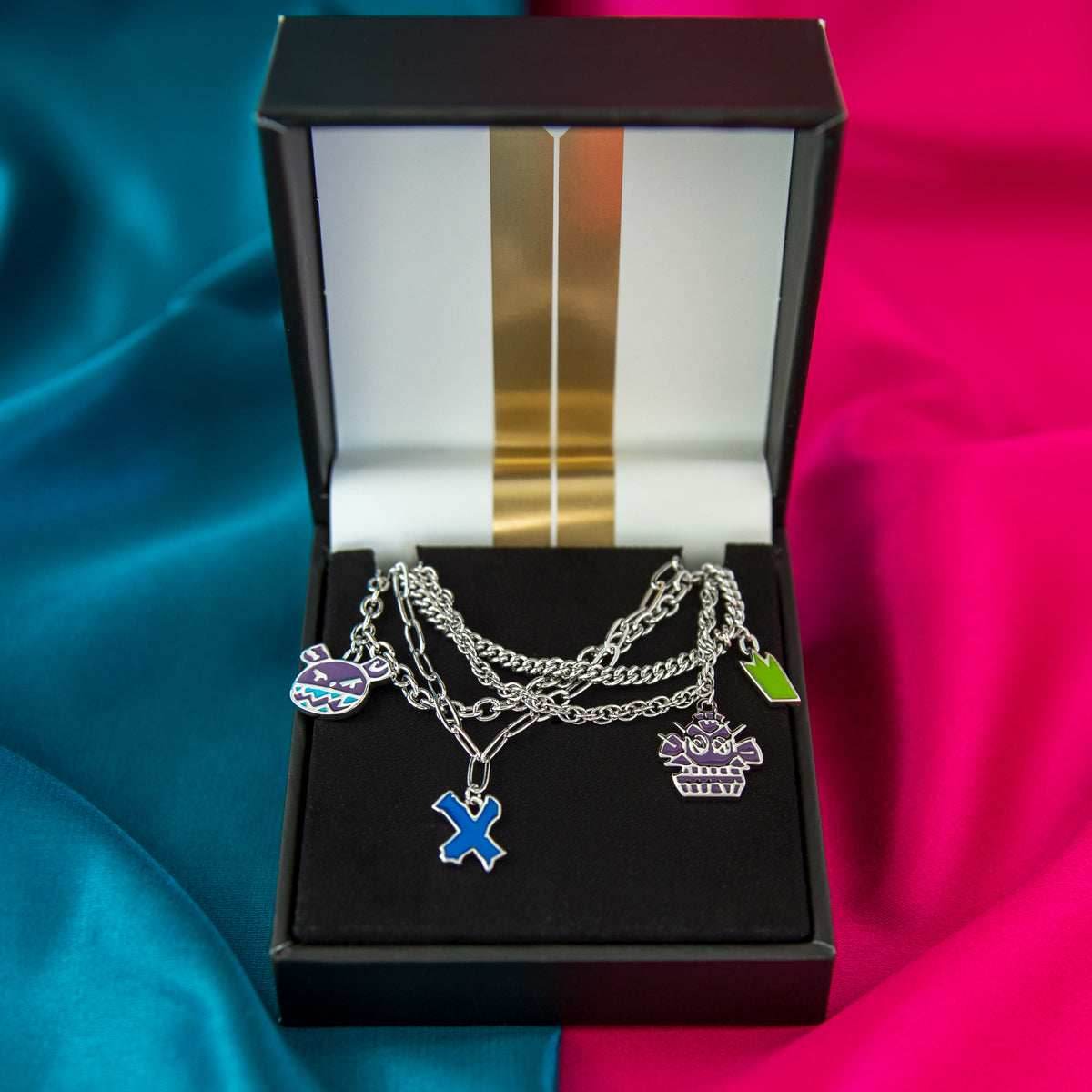 League of Legends X RockLove ARCANE Jinx Graffiti Charm Bracelet - 