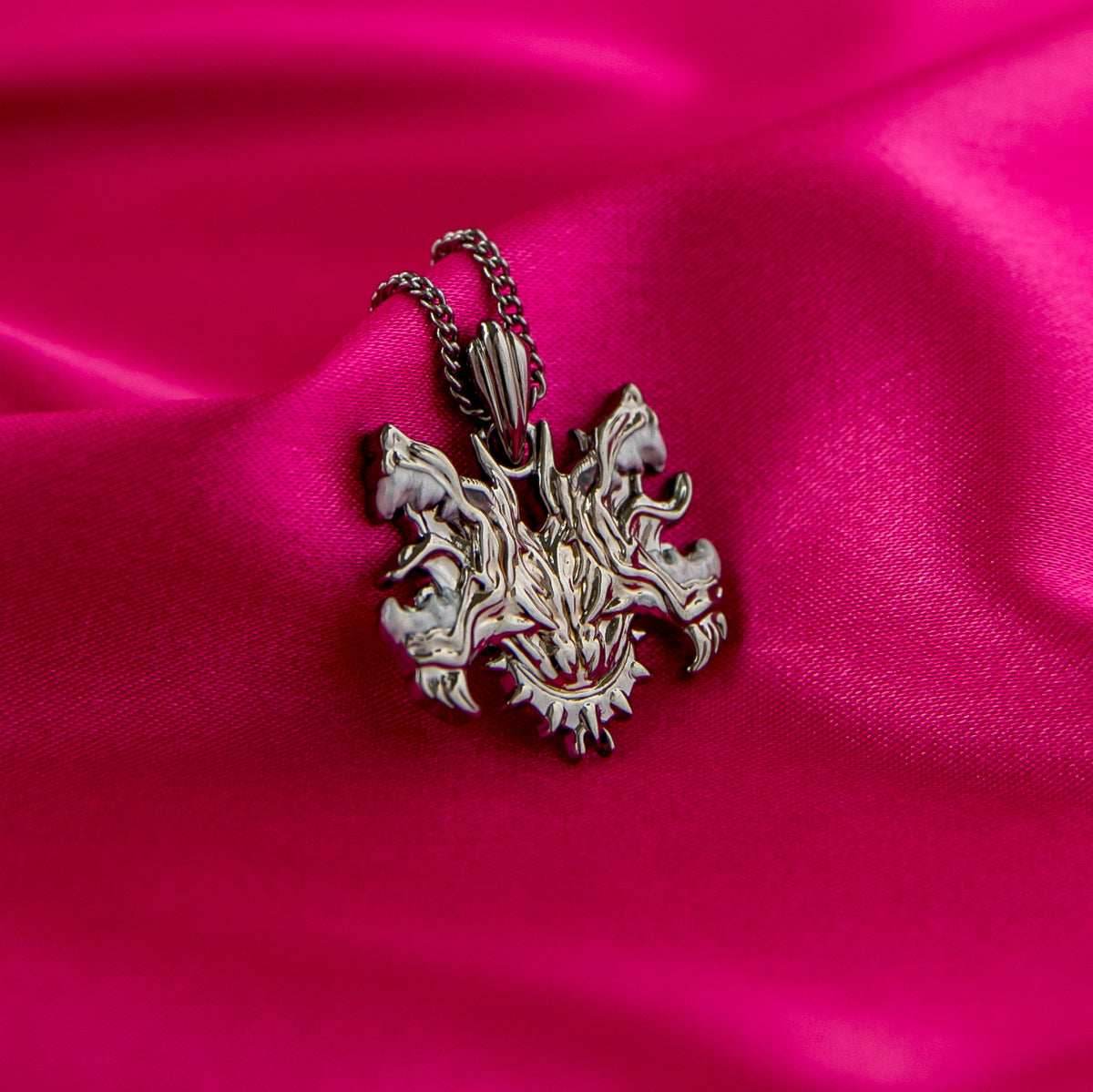 League of Legends X RockLove ARCANE Vi Murk Wolves Necklace - 