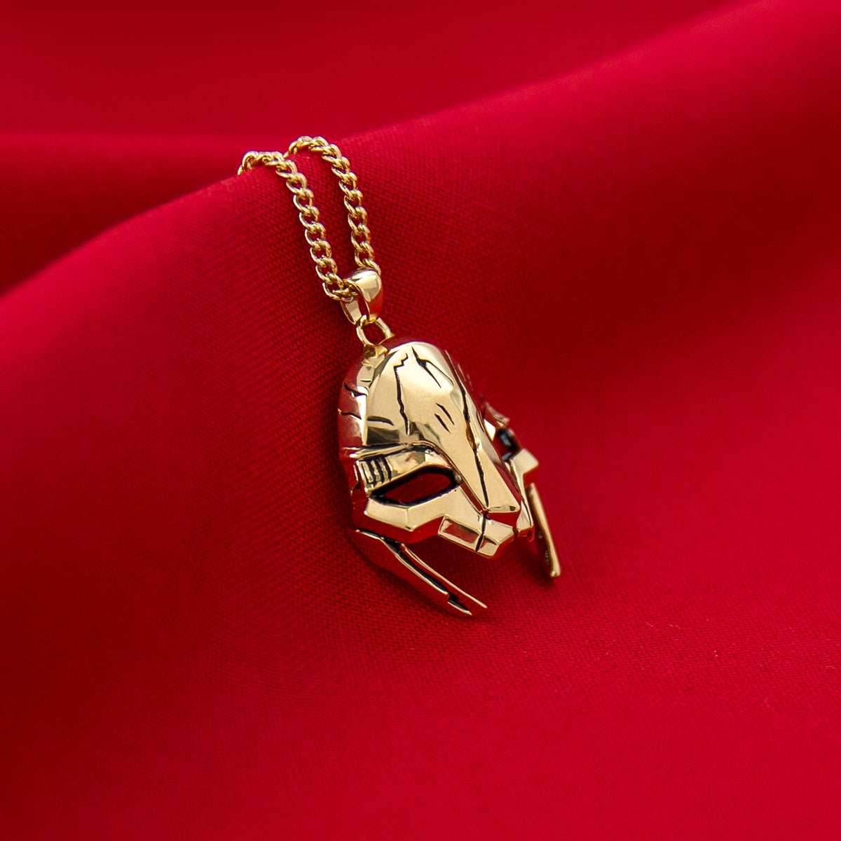League of Legends X RockLove ARCANE Ambessa Mask Necklace - 