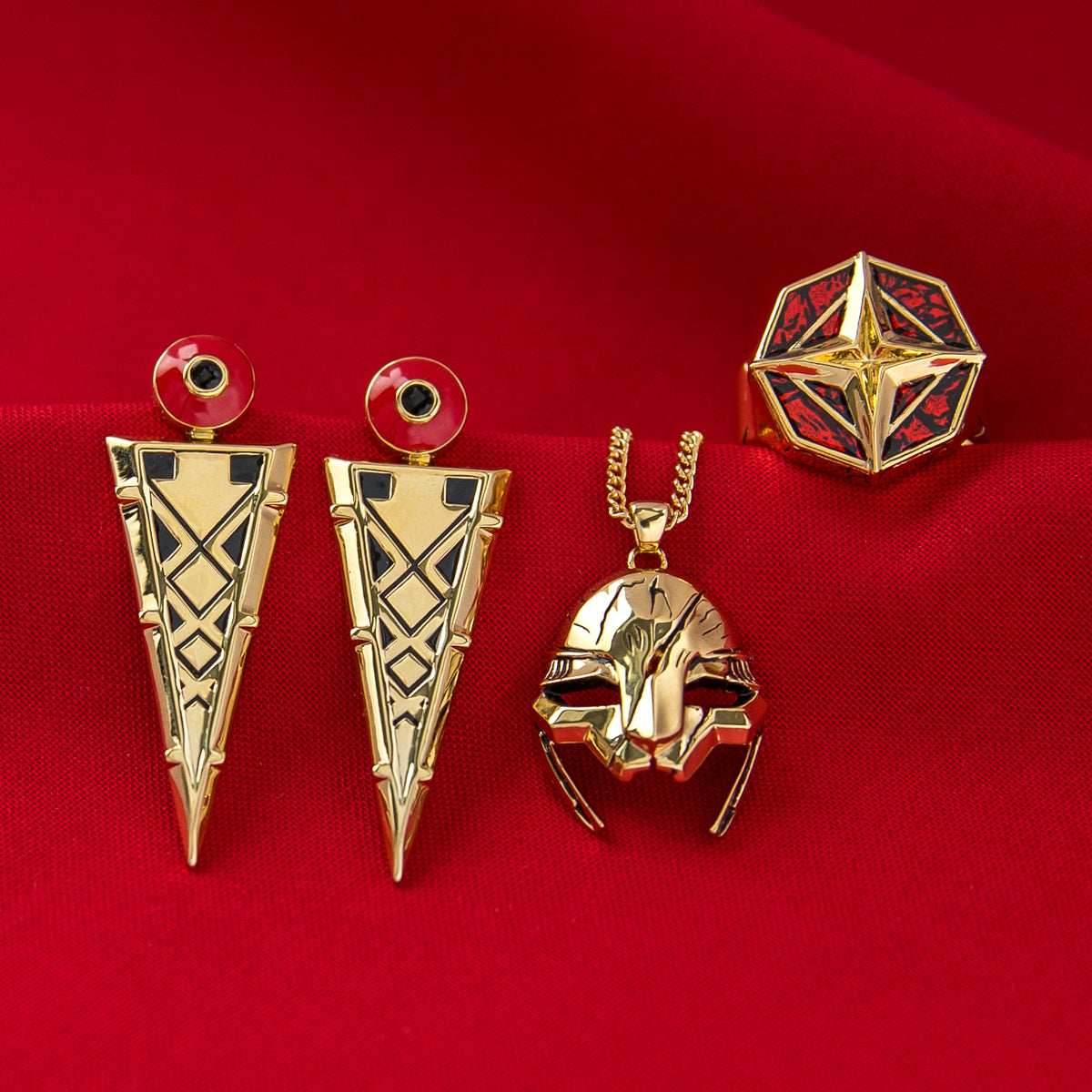 League of Legends X RockLove ARCANE Ambessa Earrings - 