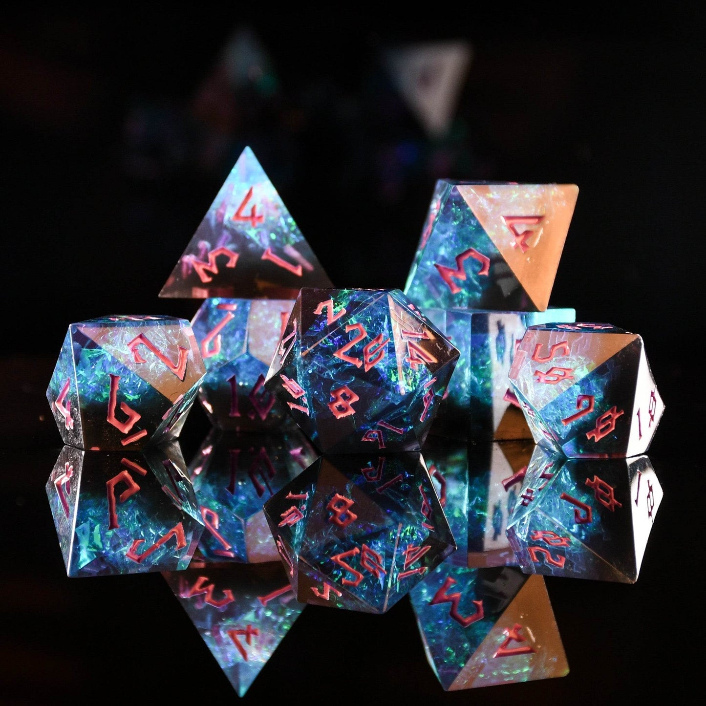 Arcane Gate Sharp-Edged Resin Dice Set 'PRE-ORDER | SPRING EVENT DEAL' - 