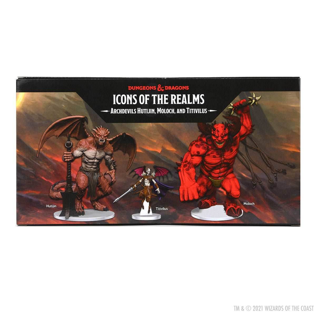 D&D: Icons of the Realms - Archdevils - Hutijin, Moloch, Titivilus - 