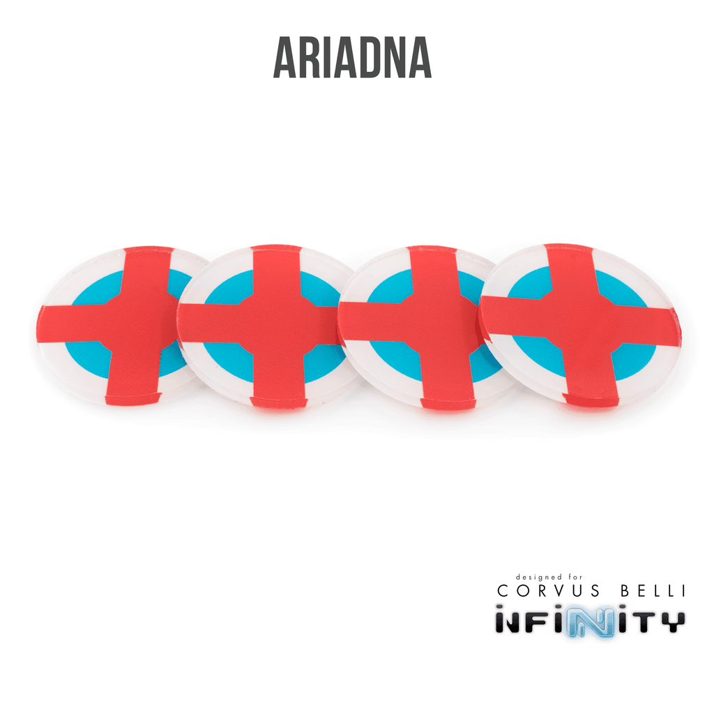 Infinity Faction Command Tokens - Ariadna