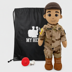 My Hero™ Army Soldier Daddy Doll | Custom Recordable Plush