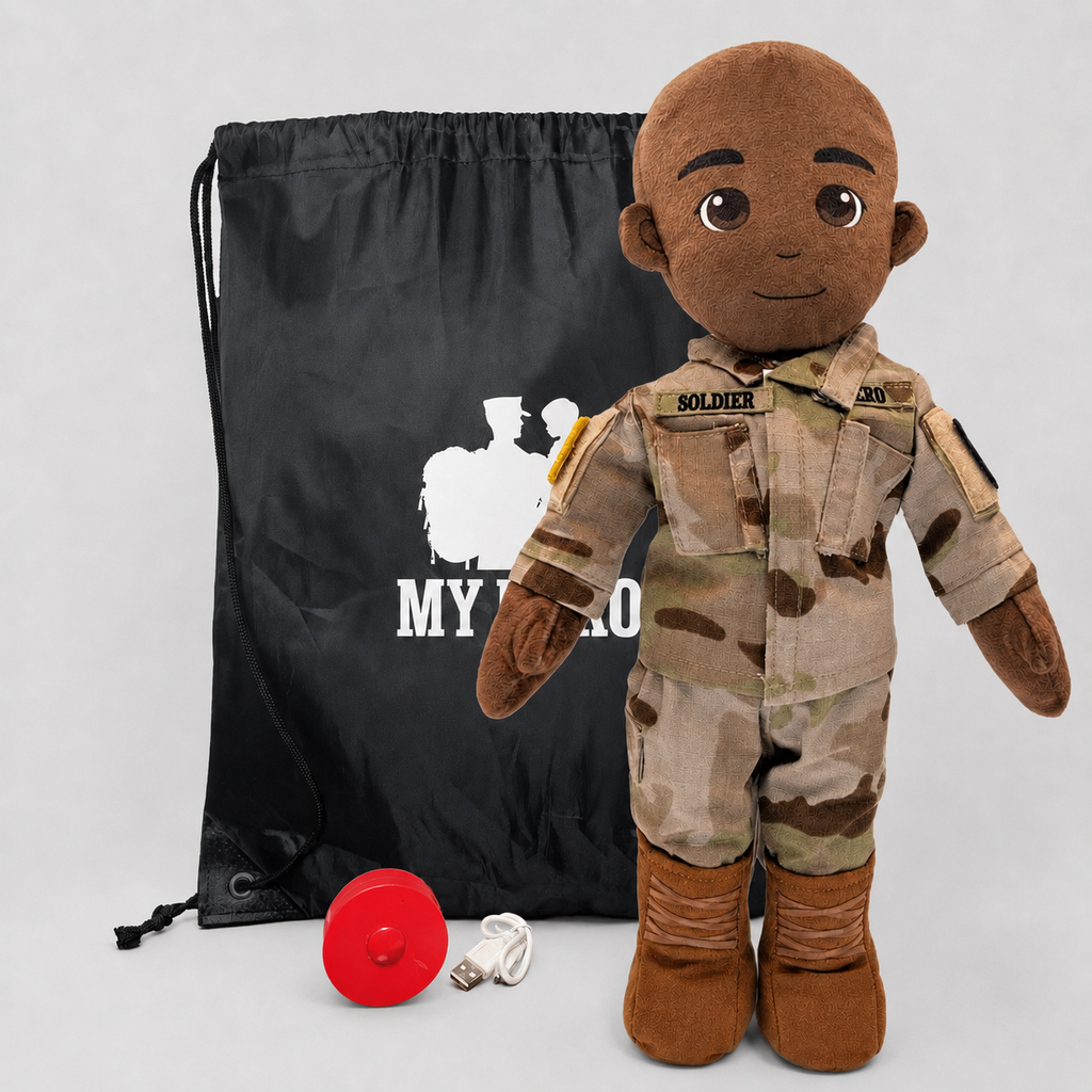 My Hero™ Army Soldier Daddy Doll | Custom Recordable Plush