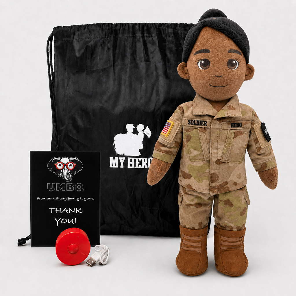 My Hero™ Army Soldier Daddy Doll | Custom Recordable Plush