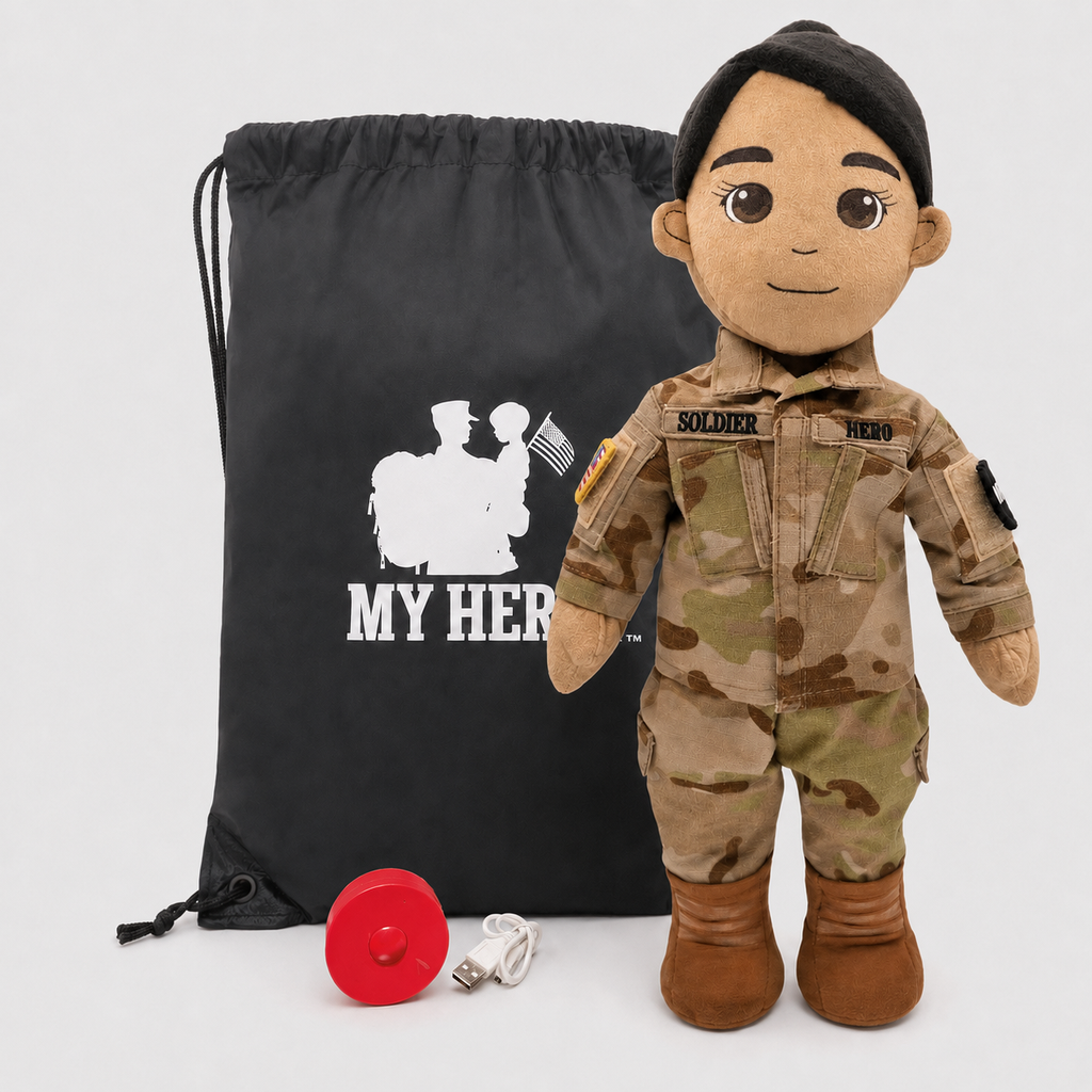 My Hero™ Army Soldier Daddy Doll | Custom Recordable Plush