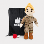 My Hero™ Army Soldier Daddy Doll | Custom Recordable Plush