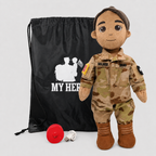 My Hero™ Army Soldier Daddy Doll | Custom Recordable Plush