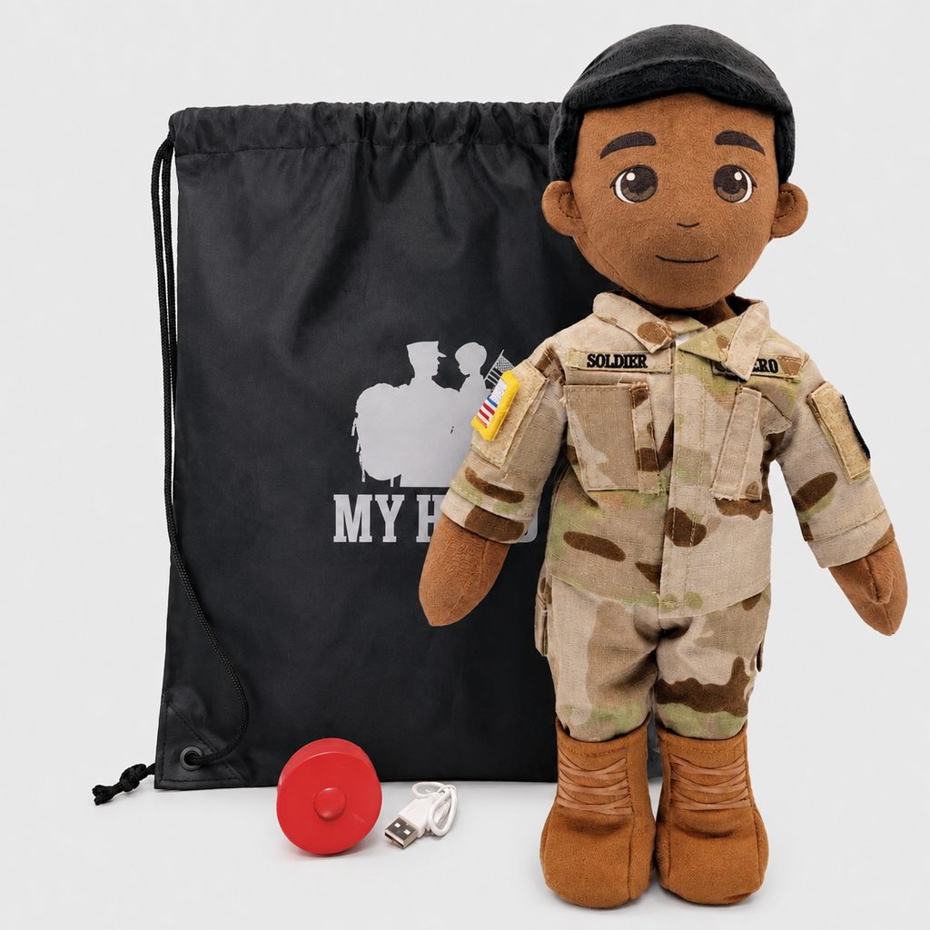 My Hero™ Army Soldier Daddy Doll | Custom Recordable Plush