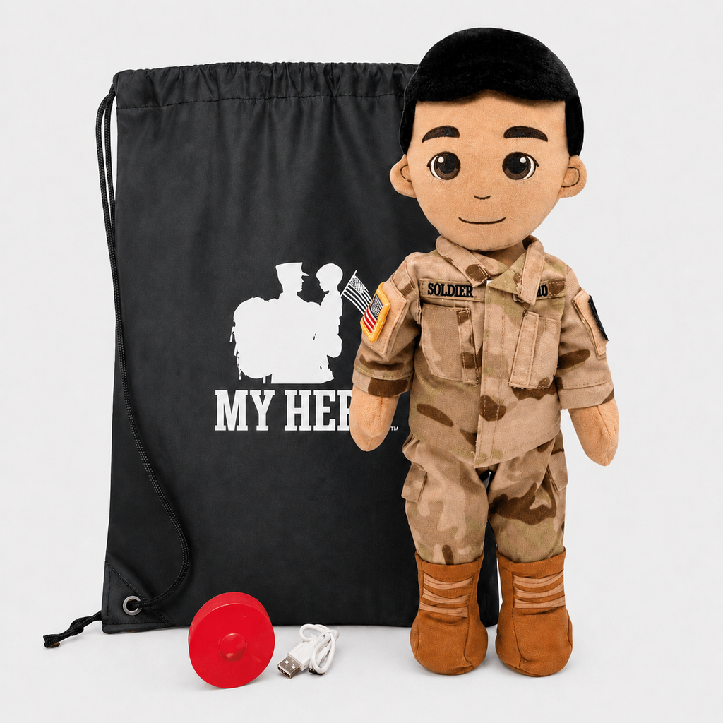 My Hero™ Army Soldier Daddy Doll | Custom Recordable Plush