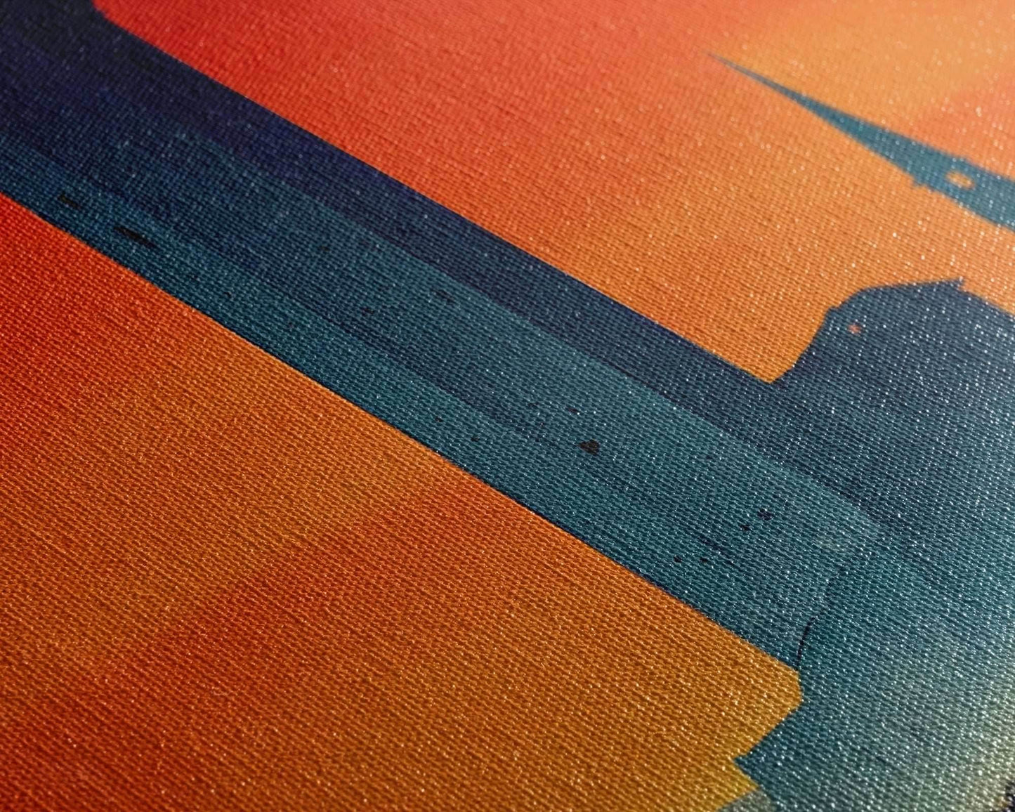 The Dark Tower, Fantasy RPG Concept Art, Wall art, framed canvas print, framed painting - 8x12 Inches / Gallery Wrap Canvas - Ready To Hang