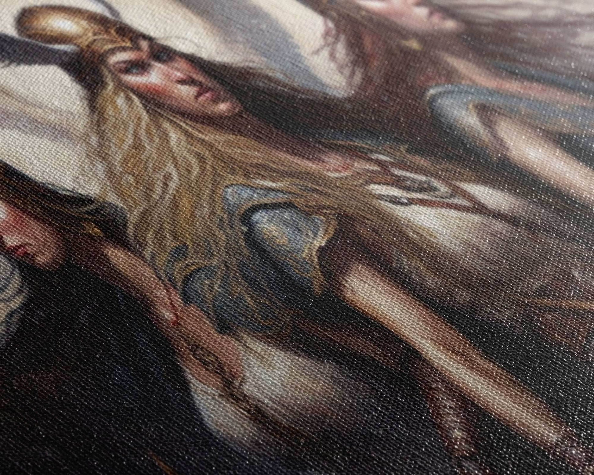 The Valkyries, Norse Mythology, Framed Canvas Print, Norse Fantasy Art - 10x20 Inches / Gallery Wrap Canvas - Ready To Hang